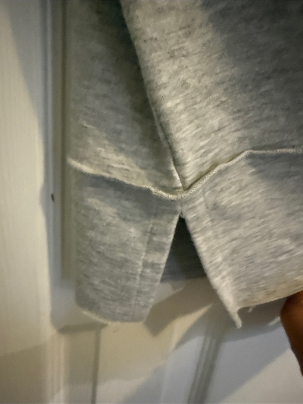 Spanx Casual Gray Sweatshirt Top Tunic S - Picture 3 of 5